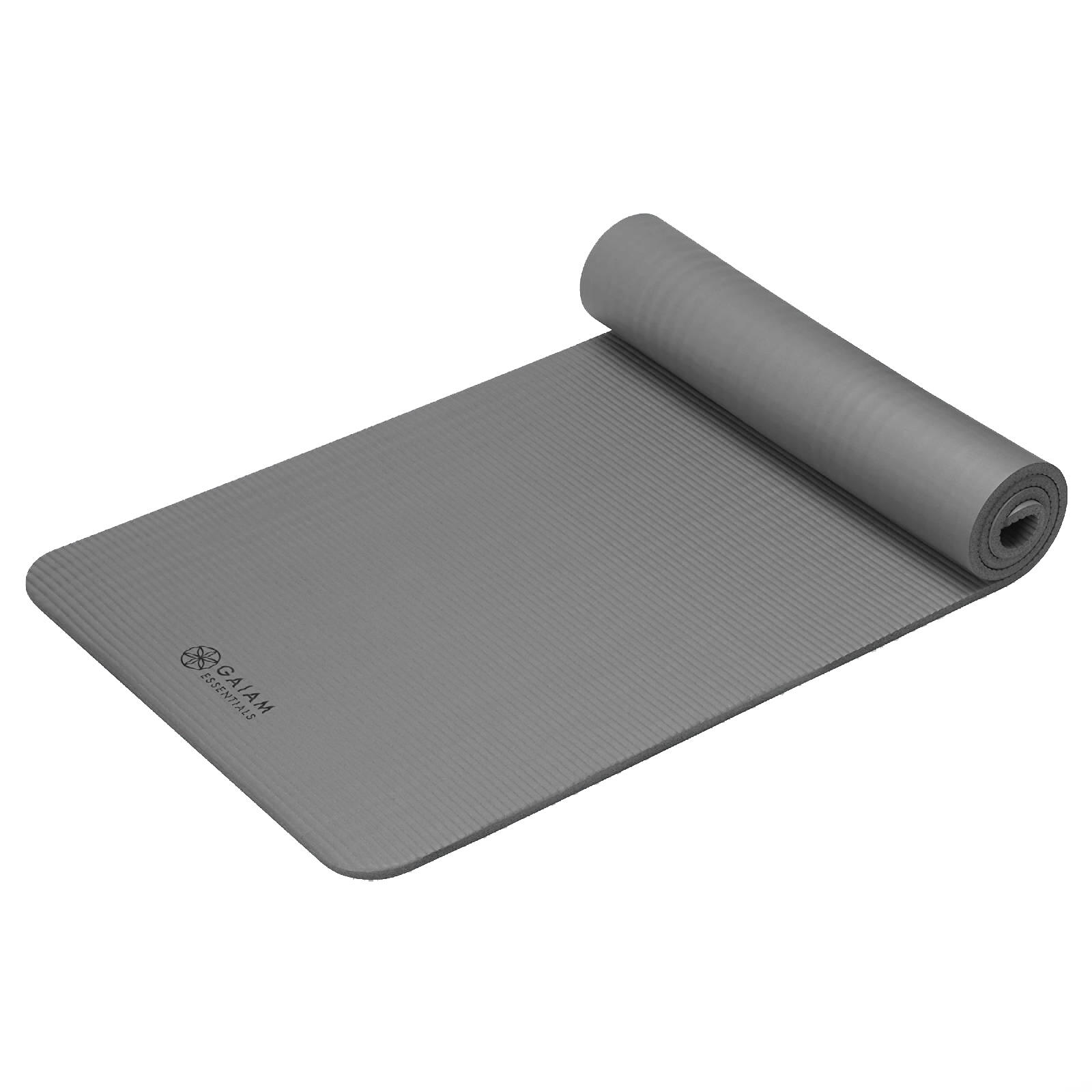 Mata fitness Gaiam 10 mm z paskiem 2/4