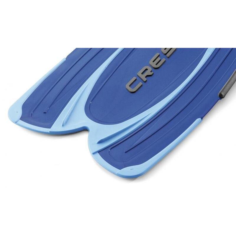 Agua Fins Full foot snorkeling fins - Blue