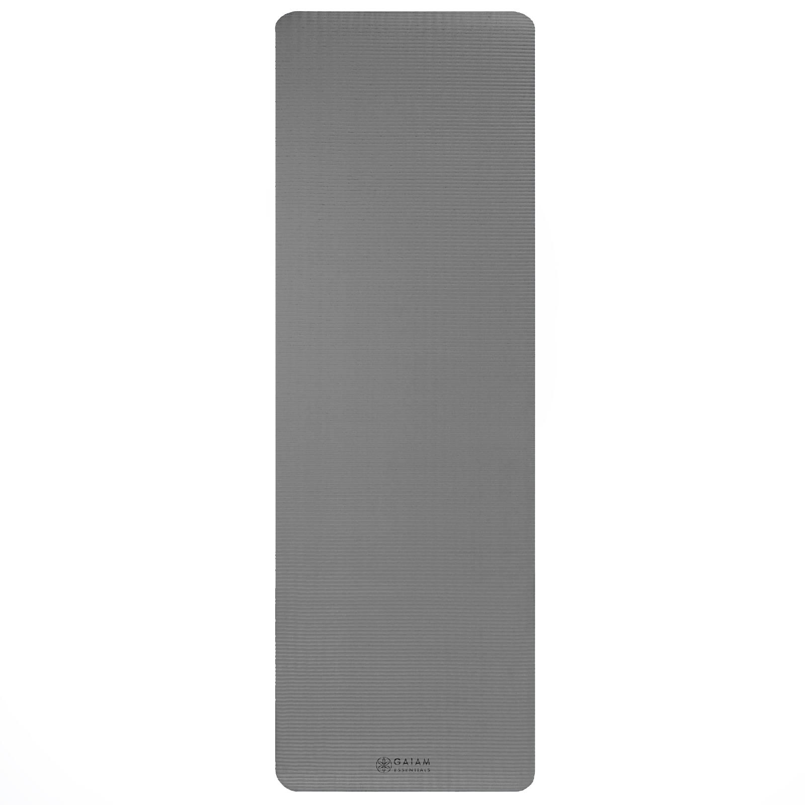 Mata fitness Gaiam 10 mm z paskiem 3/4