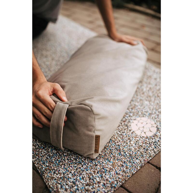 Yogamat kurk - Recycled rubber - Veelkleurig - 5mm - 183cm x 65cm