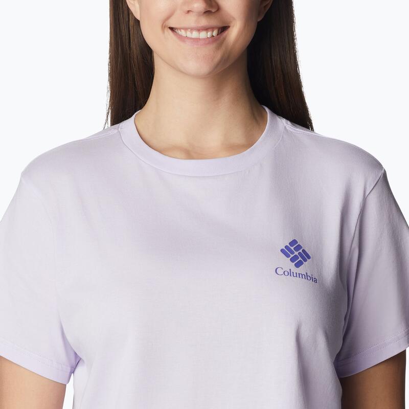 Columbia North Cascades cropped trekking-T-shirt voor dames