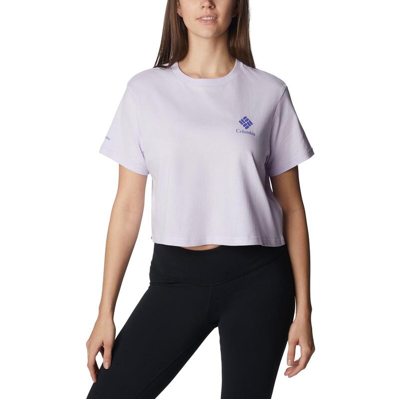 Columbia North Cascades cropped trekking-T-shirt voor dames