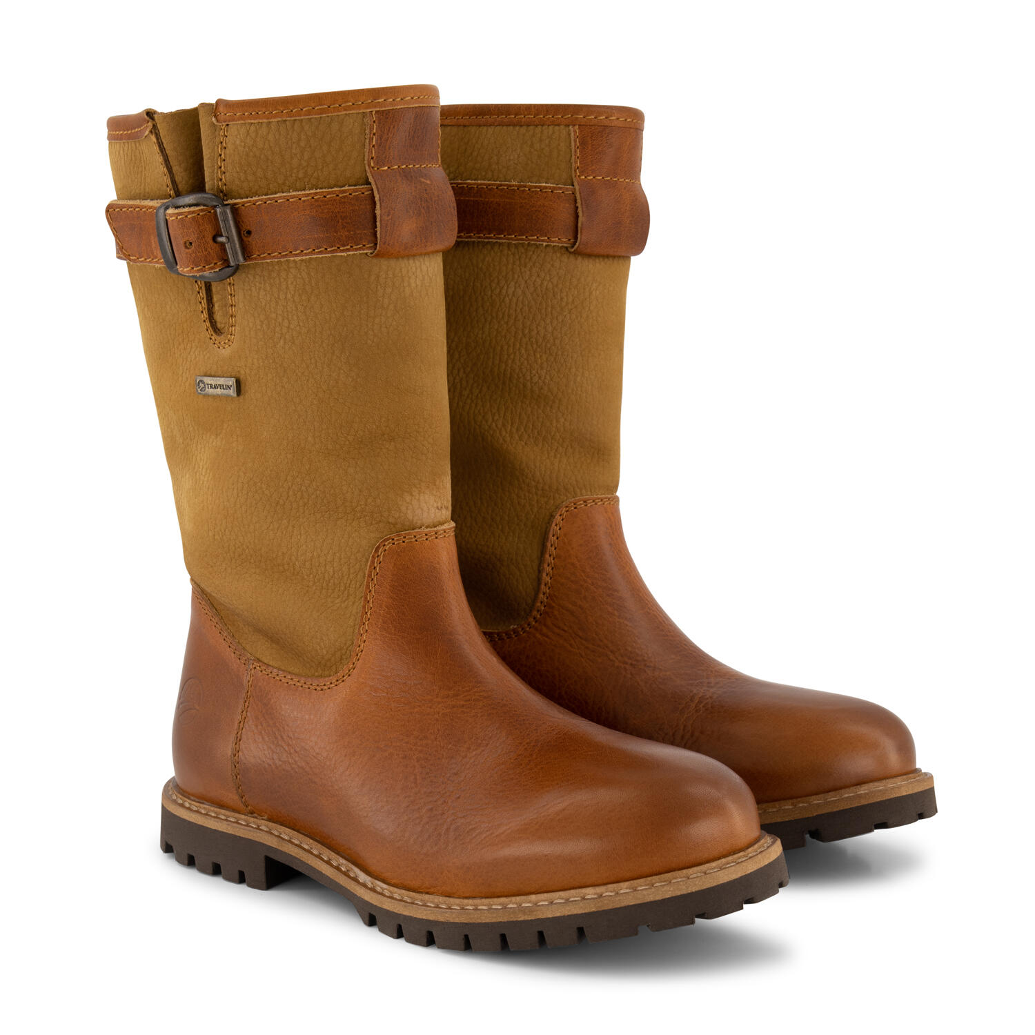 TRAVELIN' Travelin' Finland Lady Cognac Pull on boot