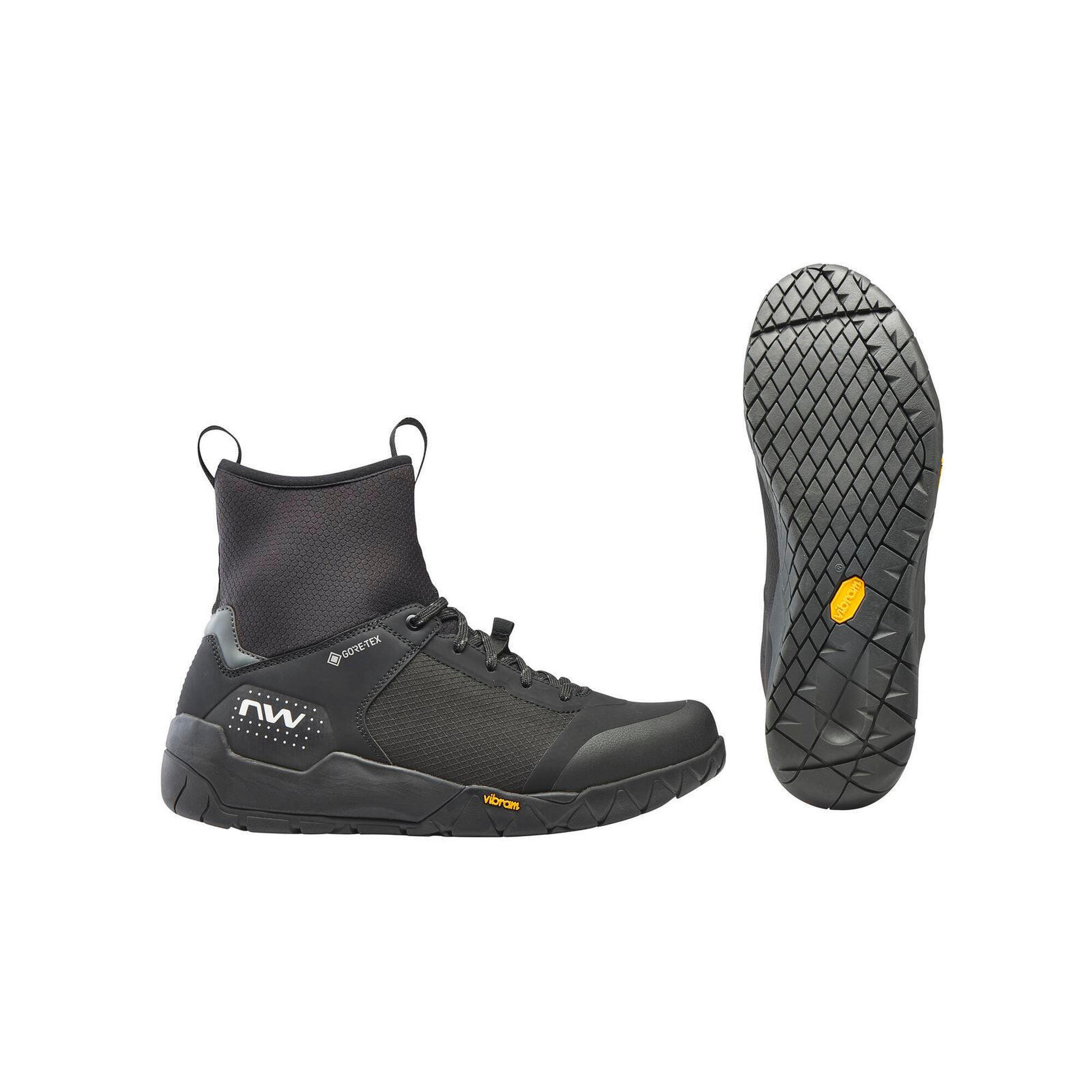 Northwave - Chaussures De Cyclisme - Multicross Mid Gtx - Chaussures De Vélo - Noir - 44 - Decathlon