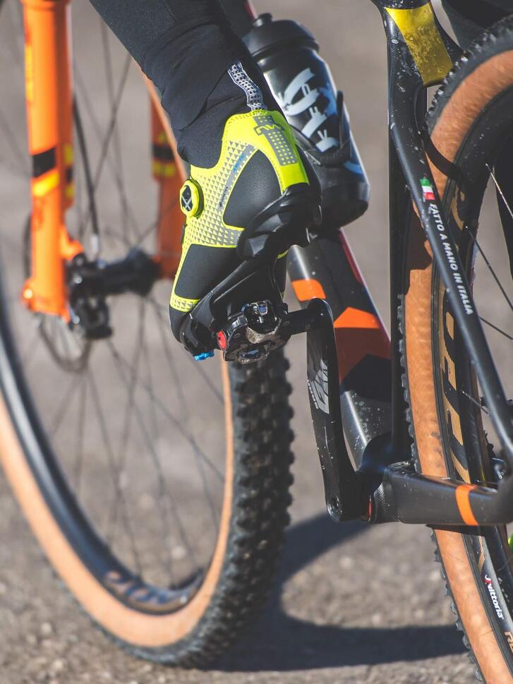 Buty rowerowe MTB gravel męskie NORTHWAVE CELSIUS XC ARCTIC GTX żółte Gore-Tex
