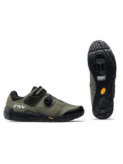 Buty rowerowe MTB enduro męskie NORTHWAVE Overland Plus zielone