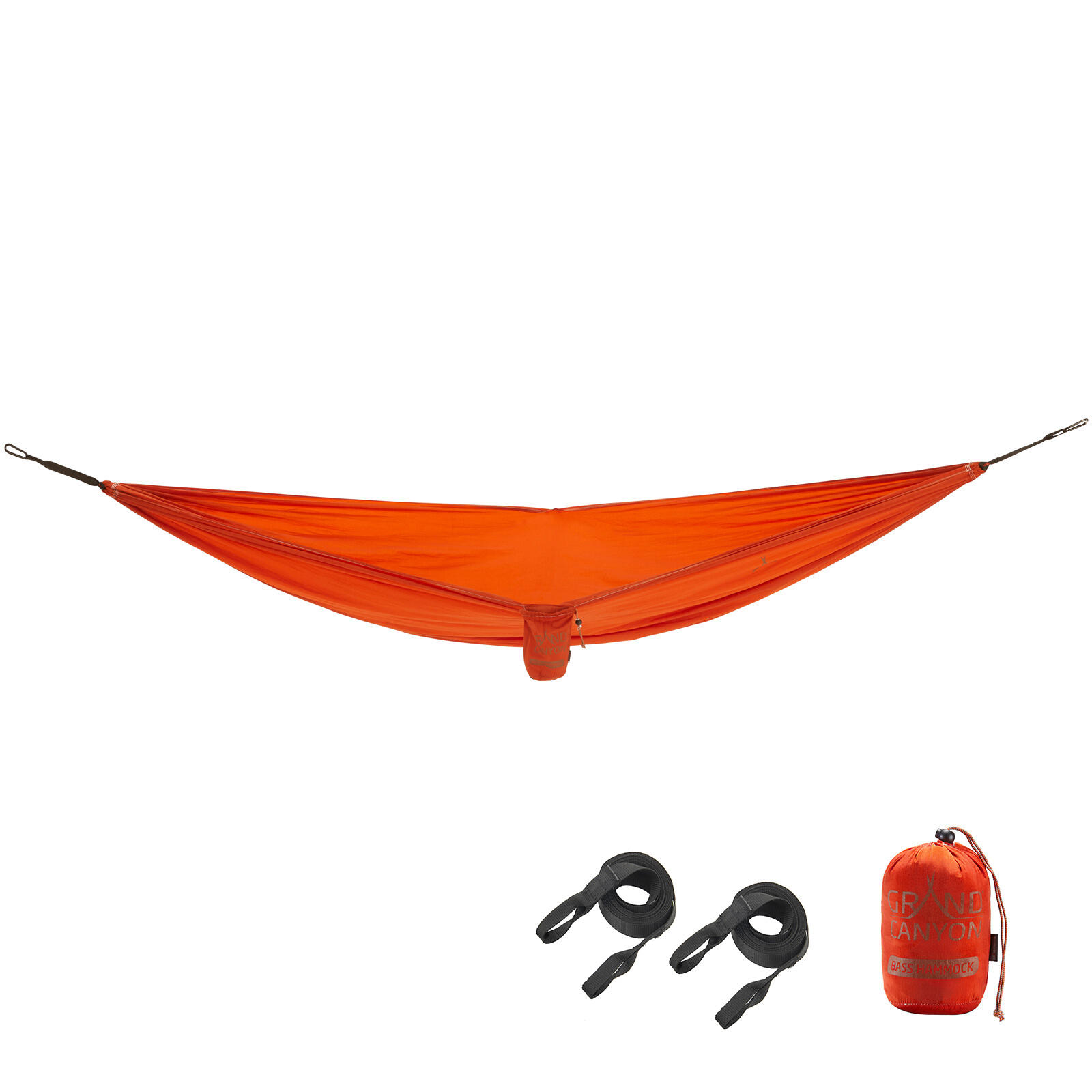 Grand Canyon - Bass Hammock Hamac De Voyage Camping Résistant Aux Intempéries Nylon 440g Léger - Hamac - Jaune|noir|orange|rouge - Taille Unique - Decathlon