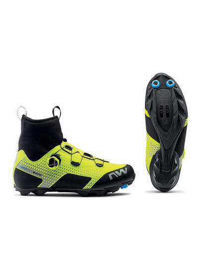 Buty rowerowe MTB gravel męskie NORTHWAVE CELSIUS XC ARCTIC GTX żółte Gore-Tex