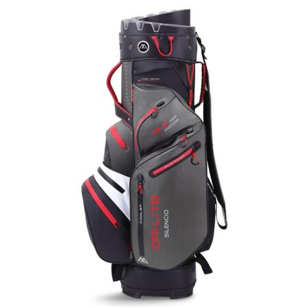 Big Max Dri Lite Silencio 2 Organizer Charcoal/Wit/Zwart Cartbag 3/7