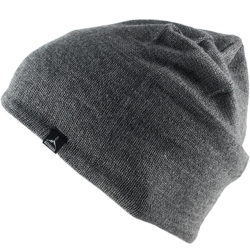 Wintermuts Seeker fijn gebreide muts unisex beanie wollen merinowol