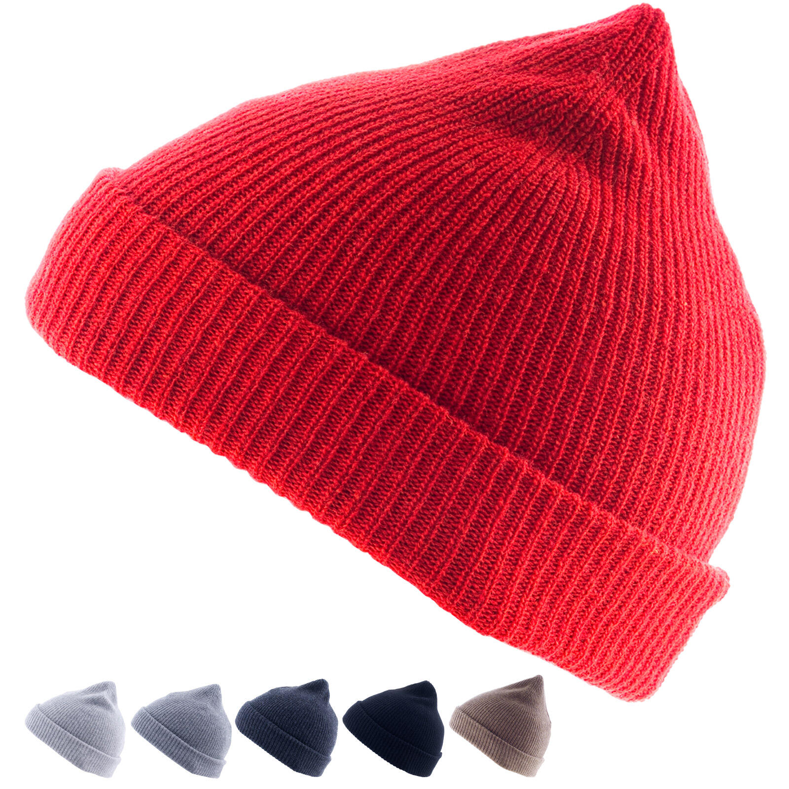 Bonnet d'hiver Berkeley Rip tricoté en laine unisexe 100% cachemire 5/5