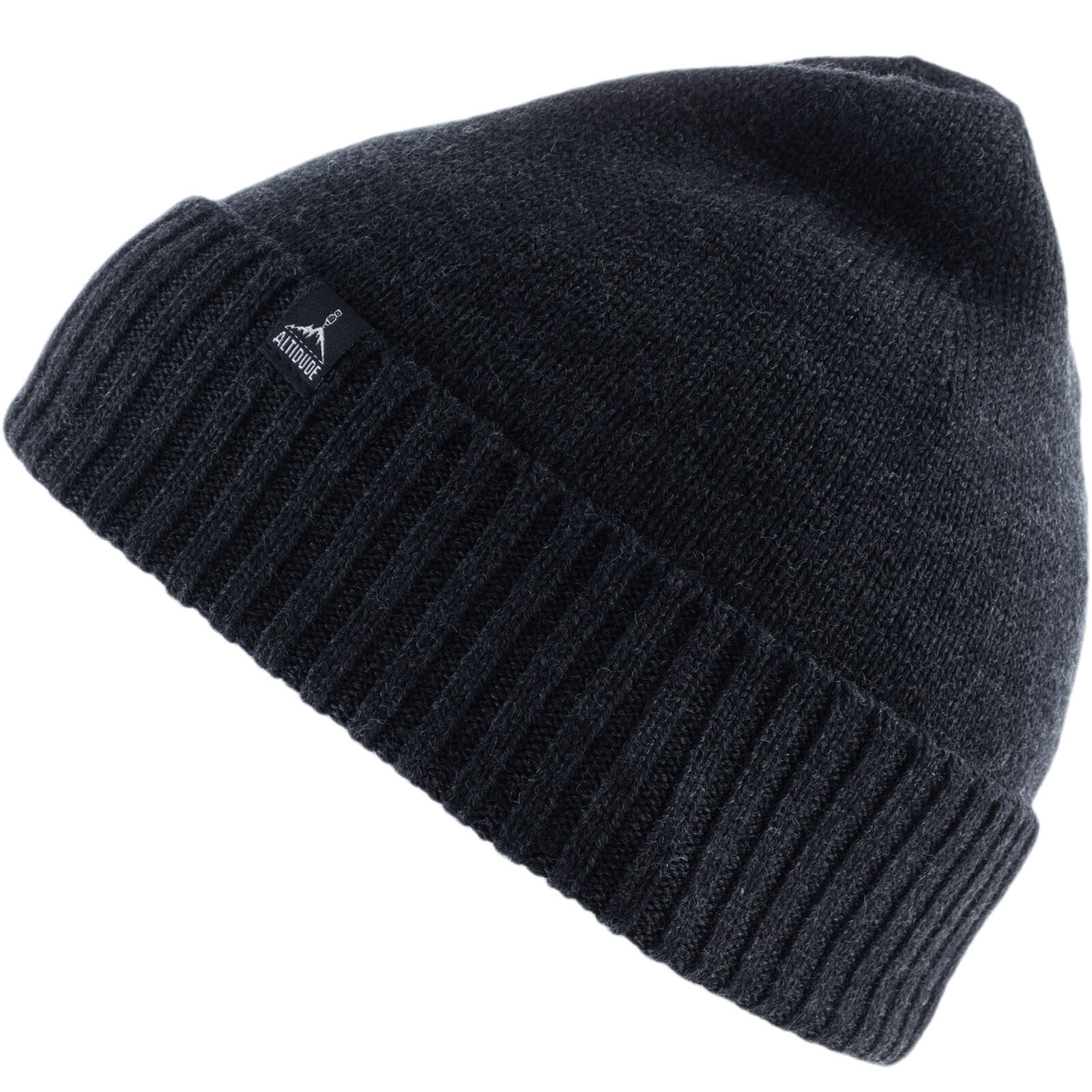 ALTIDUDE Wintermütze Plain Fein Strickmütze Unisex Beanie Mütze 100% Merino Wolle