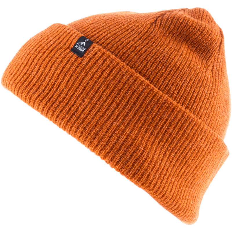 Wintermuts Hermit Rip grof gebreide unisex beanie muts merinowol