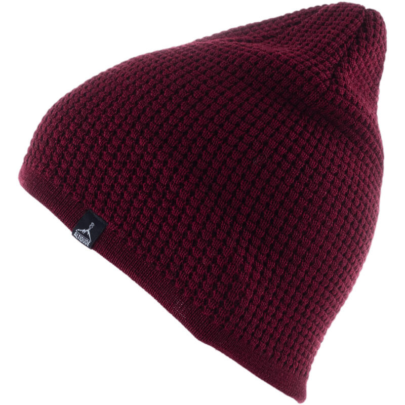 Wintermuts Seeker fijn gebreide muts unisex beanie wollen merinowol