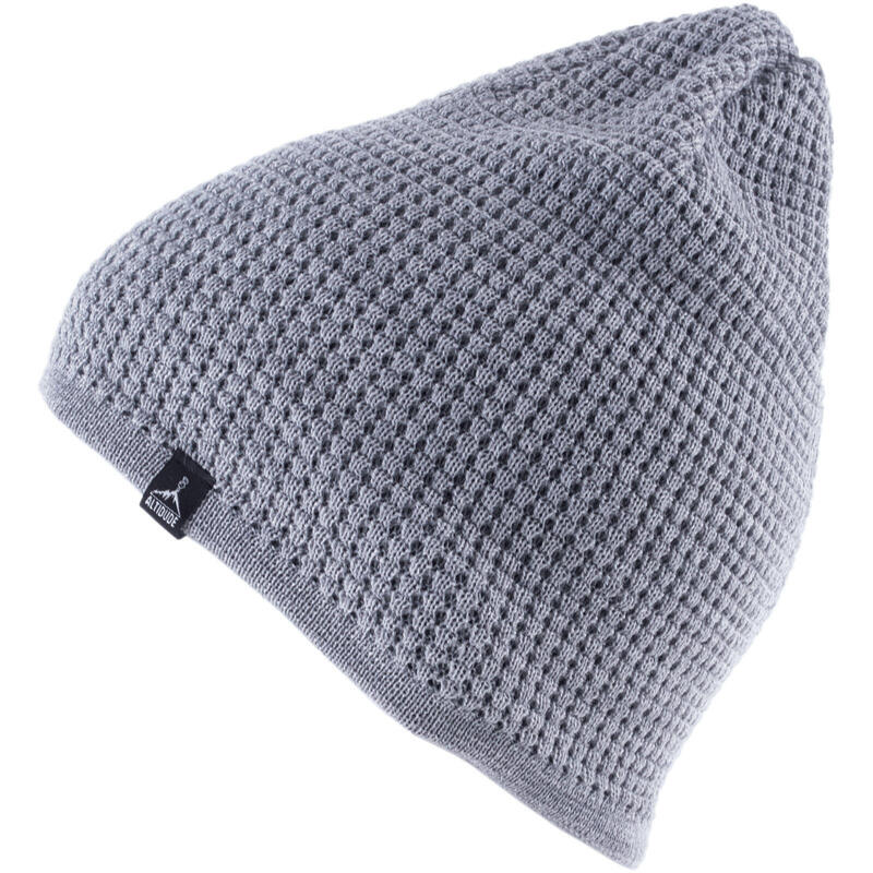 Wintermuts Seeker fijn gebreide muts unisex beanie wollen merinowol