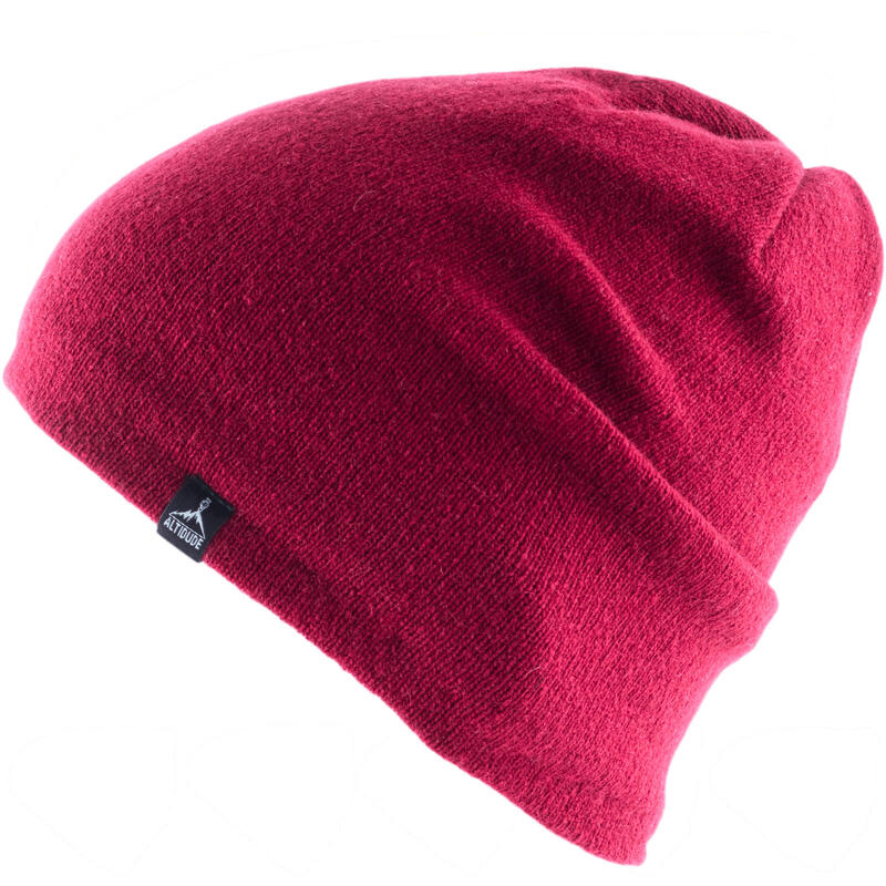 Winter muts SubZero fijn gebreide unisex beanie lam & merino wol