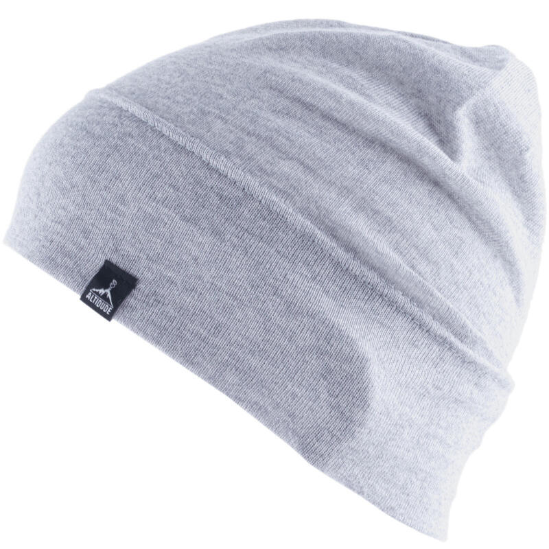 Winter muts Motion fijn gebreide unisex beanie 100% merino wol