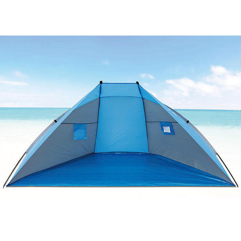 Strandmuschel Sonnenschutz Strand Wind Schutz Kinder Spiel Zelt UV 80  EXPLORER - DECATHLON