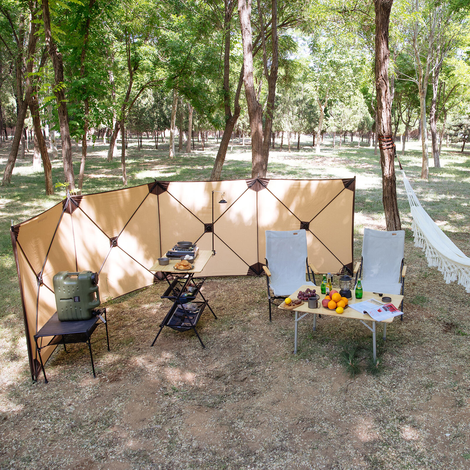Paravent de camping Camden Quick Up XL Tente plage 500x125 3/6