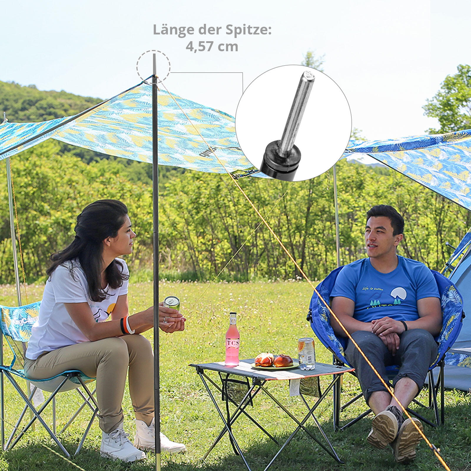 vw transporter markise Camping LuxusKollektion Sonnensegel Sonnensegel Wasserdicht Rinnenblende:Gerade 22cm mit LED-Stripe Beschattungsrollo