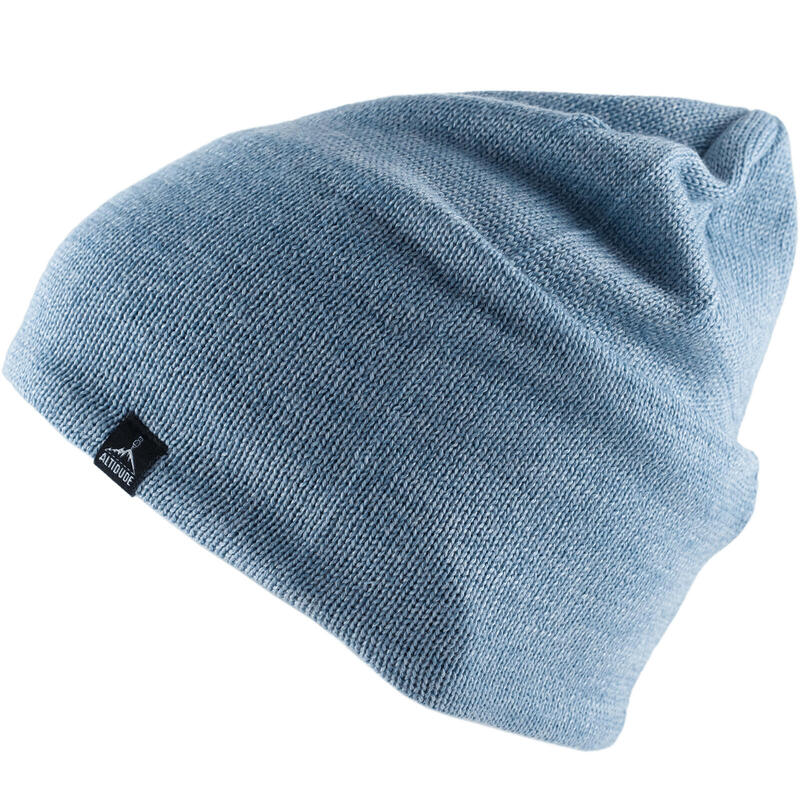 Wintermuts Seeker fijn gebreide muts unisex beanie wollen merinowol