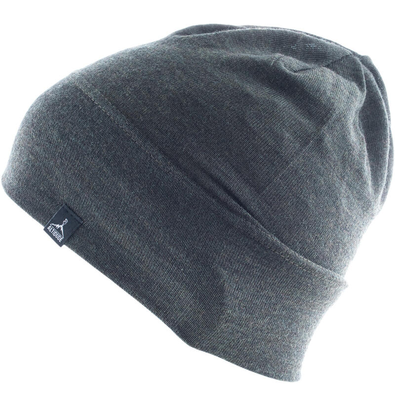 Winter muts Motion fijn gebreide unisex beanie 100% merino wol