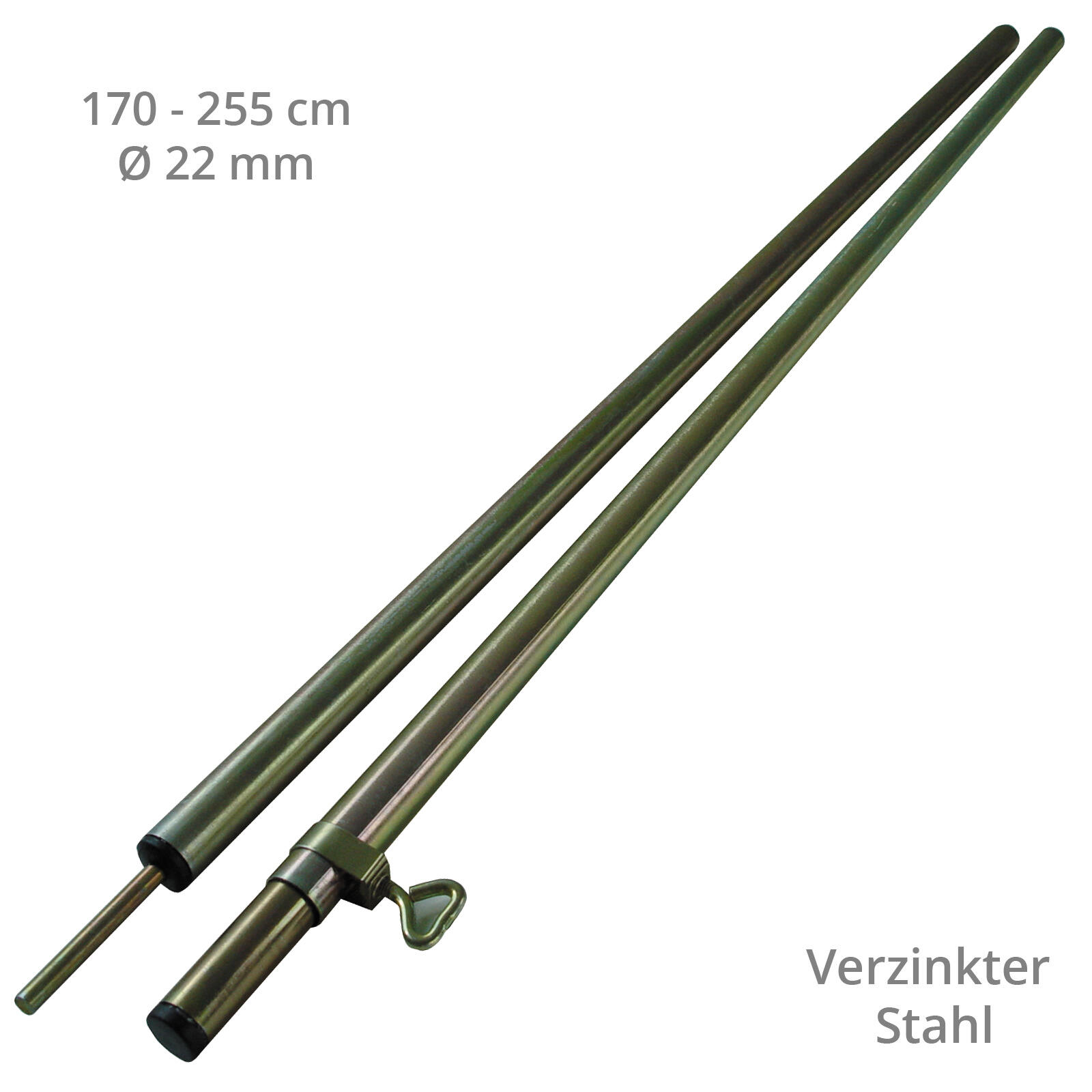 Tige télescopique de la voile d'ombrage Tarp l'auvent tente 2/2