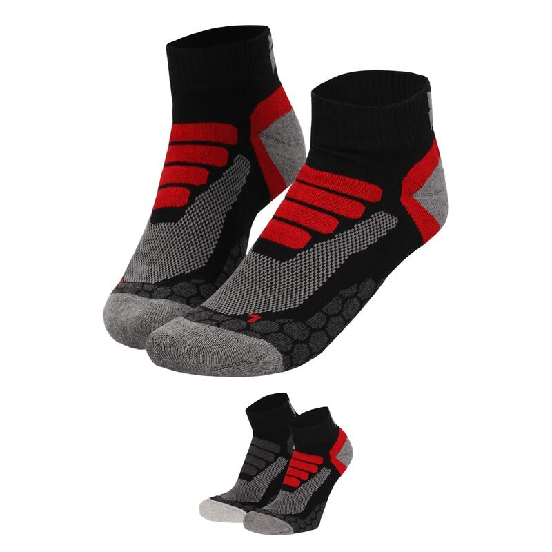 Xtreme Chaussettes de marche basses 6 paires Multi Black