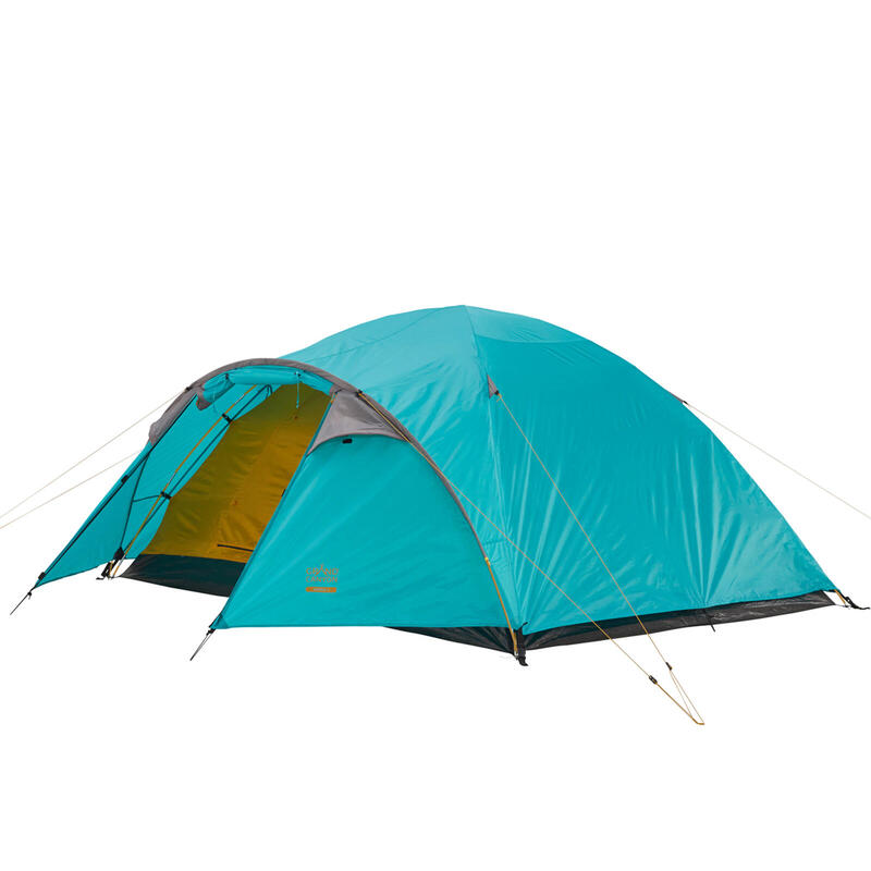 Tienda de campaña iglú Topeka 4 personas cúpula trekking camping luz vestíbulo