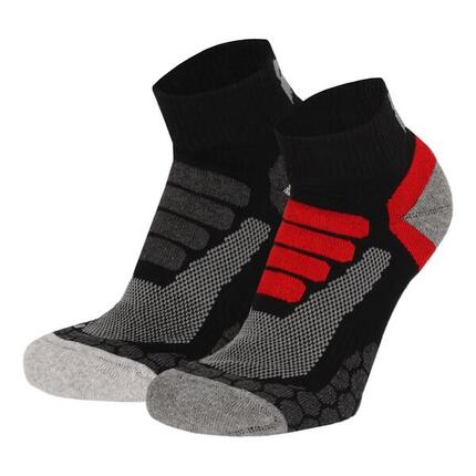 Xtreme Chaussettes de marche basses 2 paires Multi Black