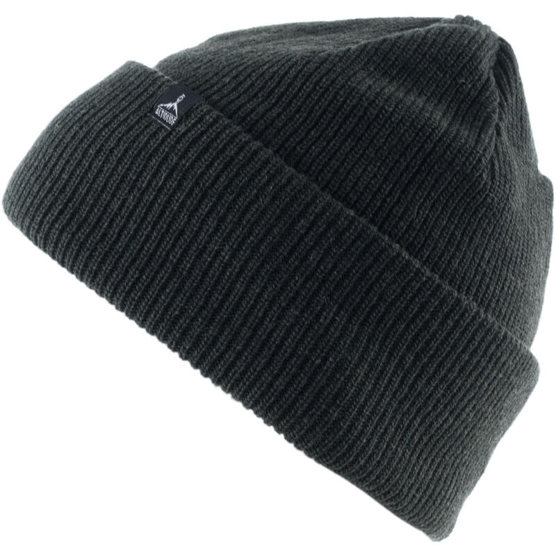 Wintermuts Hermit Rip grof gebreide unisex beanie muts merinowol