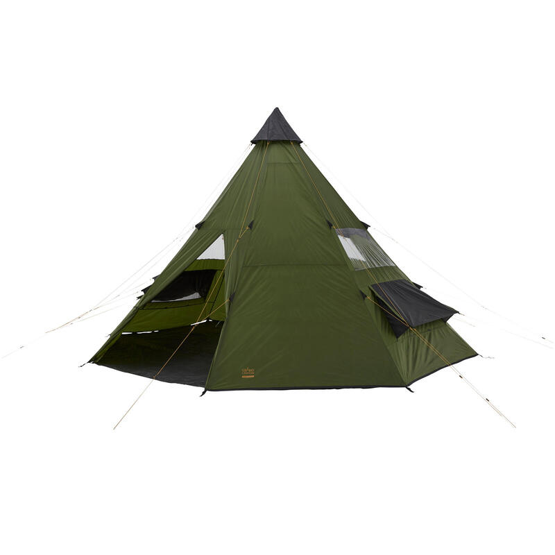 Black Falls 8 Personnes Tepee Tente Familiale Groupe Tipi