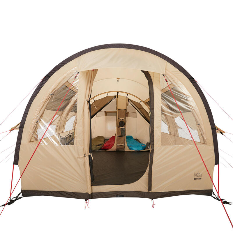 Tunneltent Helena 3 persoons familie groepstent camping vestibule