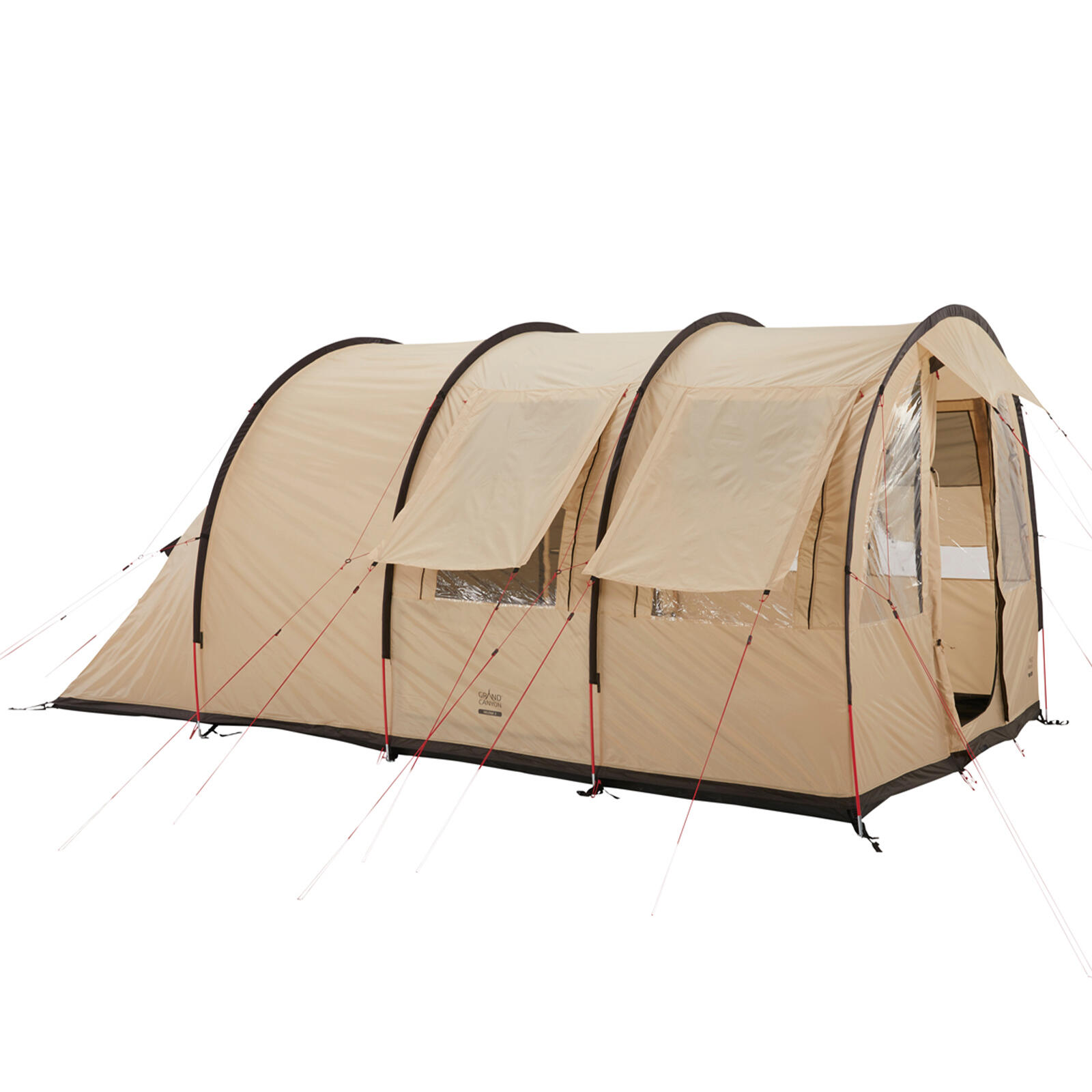 Tunneltent Helena 3 persoons familie groepstent camping vestibule 3/7