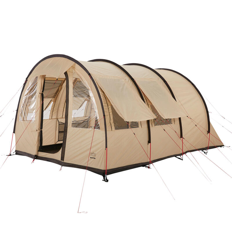 Tunneltent Helena 3 persoons familie groepstent camping vestibule