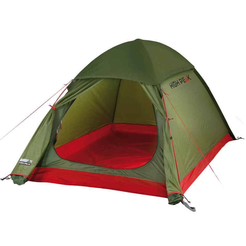 HIGH PEAK Trekkingzelt Kingfisher LW 2 Personen Camping Fahrrad Einmann Zelt 2kg