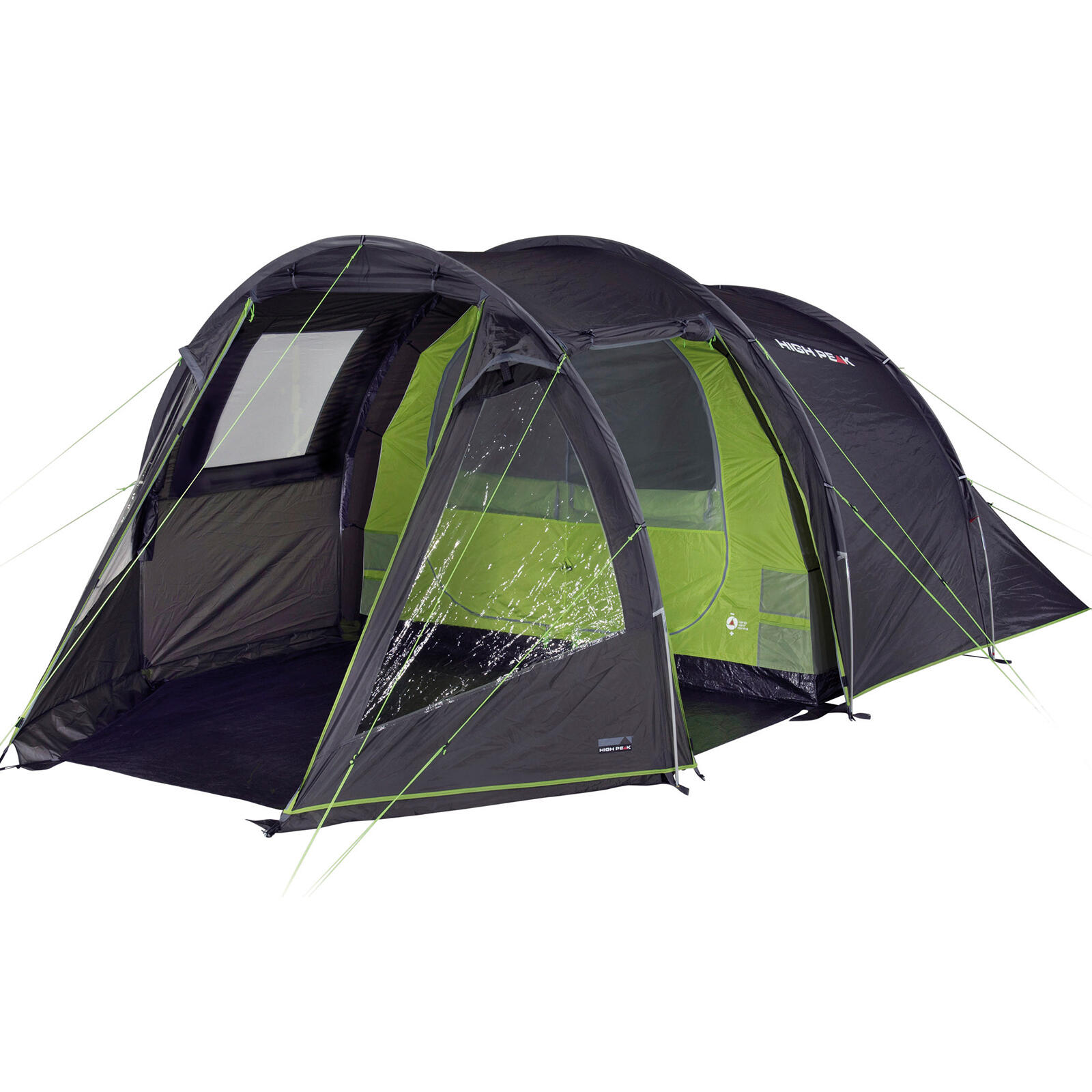 Tenda túnel High Peak Paxos 4, tenda com espaço de estar/armazenamento