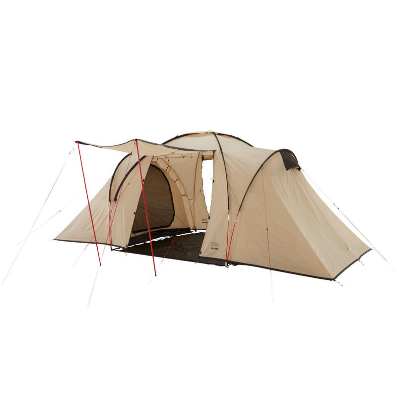 Koepeltent Atlanta 4 persoons tent iglo familie camping vestibule