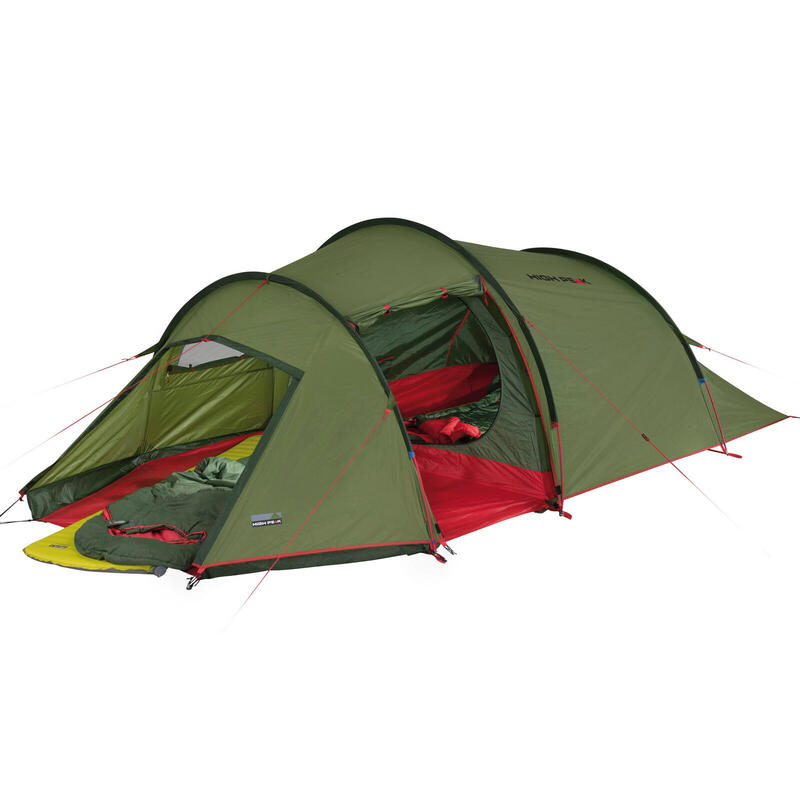 Tenda a tunnel High Peak Falcon 3,2 ingressi,tenda interna premontata