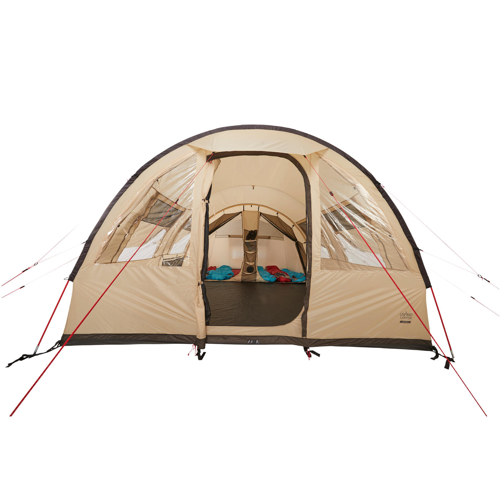 Tente tunnel Helena 6 personnes de groupe familiale Camping Vorraum 5/7