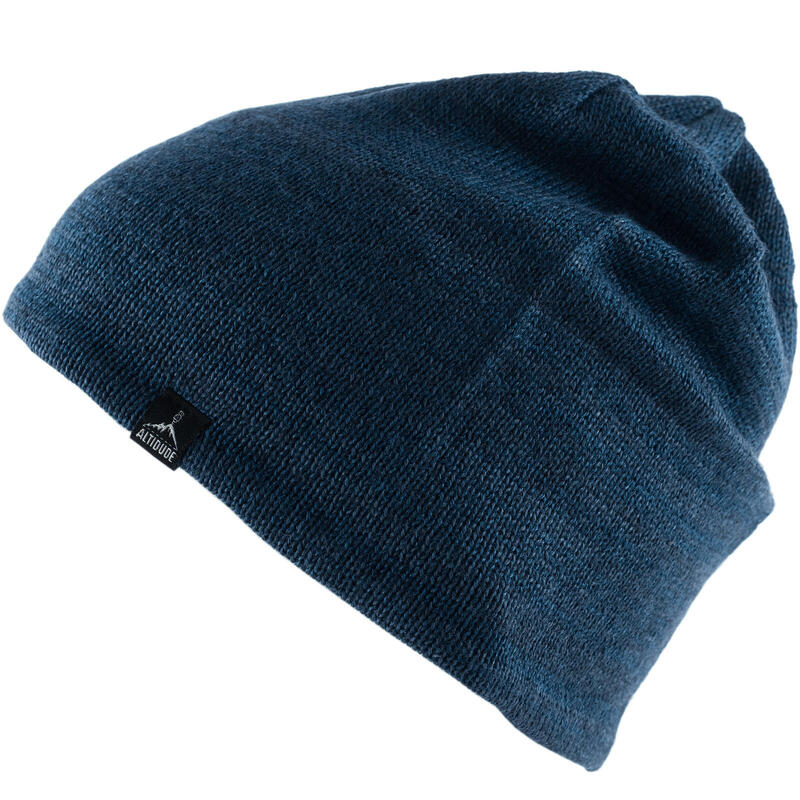 Wintermuts Seeker fijn gebreide muts unisex beanie wollen merinowol