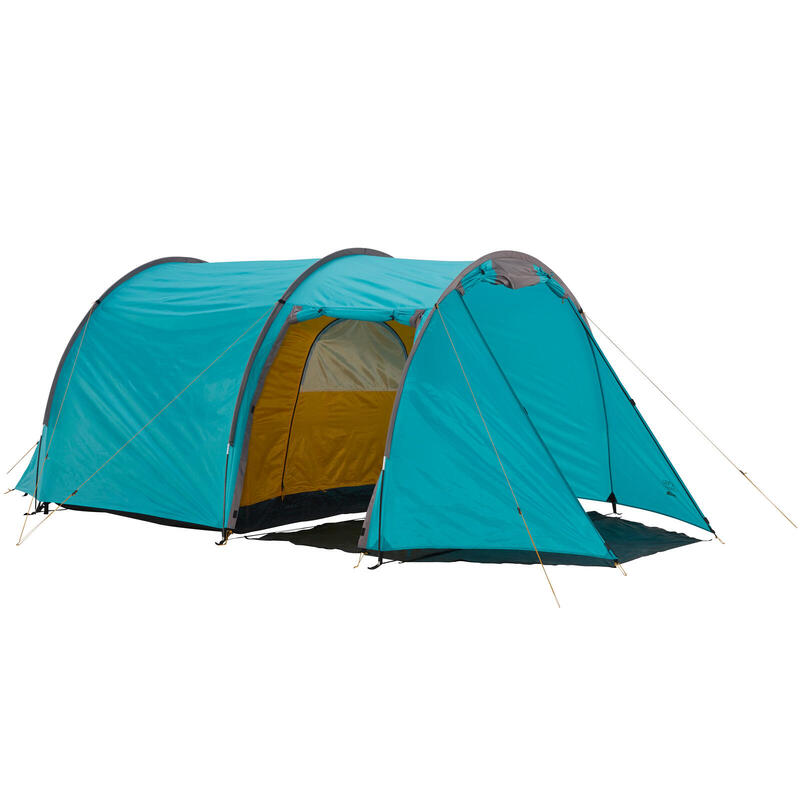 Tienda de campaña Robson 3 personas familia camping luz vestíbulo