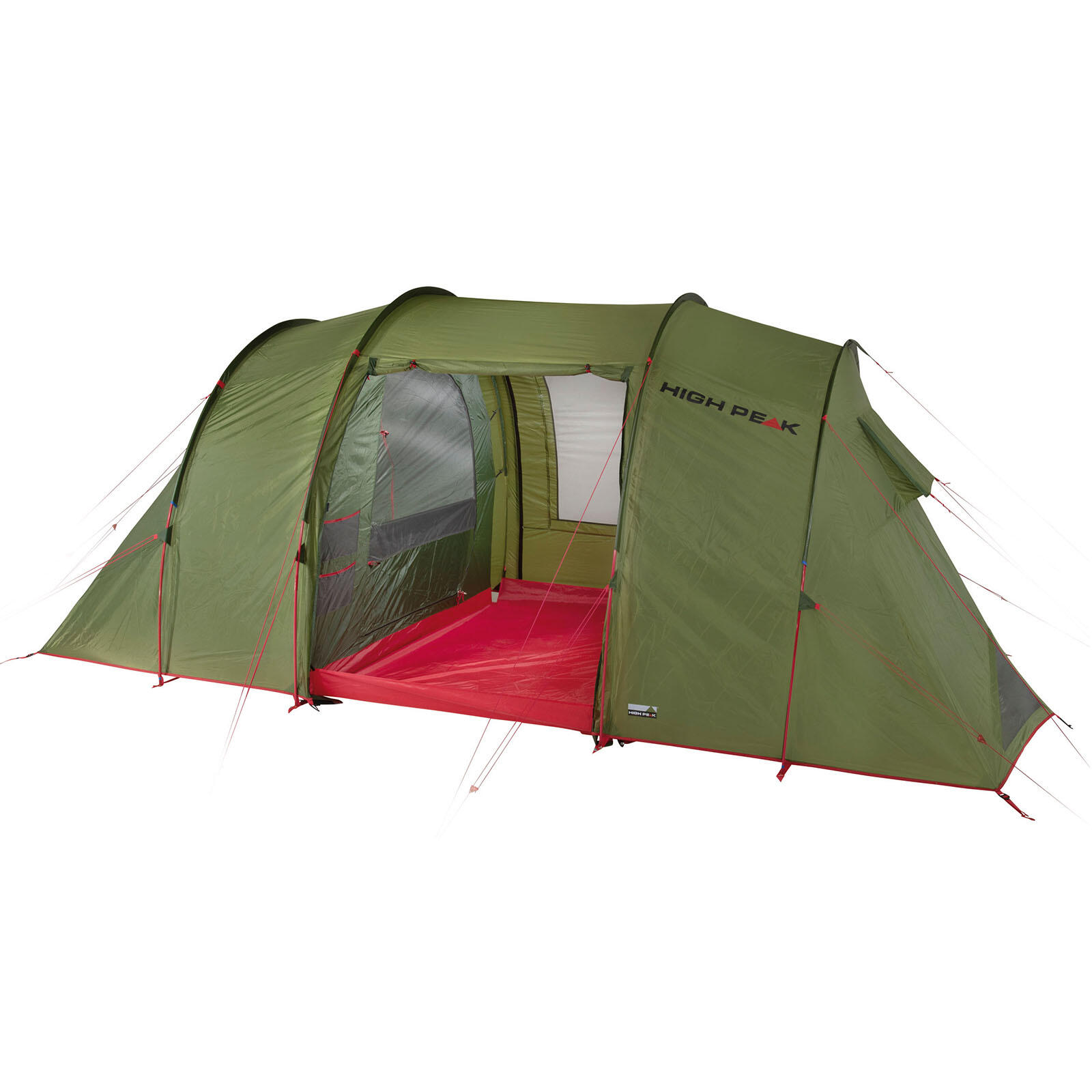 Tenda de túnel leve High Peak Goose 4 LW, piso de tabuleiro removível