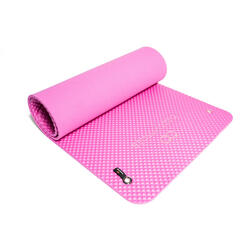 Tapis pour exercices au sol de Pilates. 180x60cm. Rose