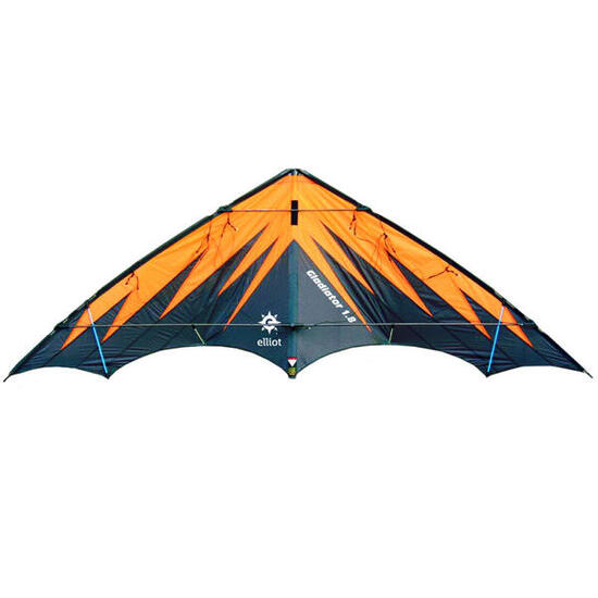 Cerf-volant 2 lignes -Elliot- Gladiator 1.8 - HQ Black/Orange