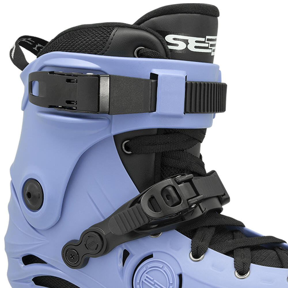 SEBA E3 80 PREMIUM UNISEX INLINE FITNESS, FREESTYLE & FREERIDE SKATES-BLUEBERRY 3/5