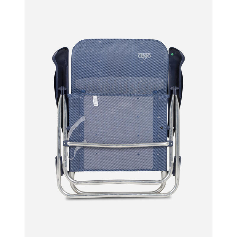 Silla Plegable de Playa y Camping  Crespo AL/205-M - 7 posiciones - Azul Marino