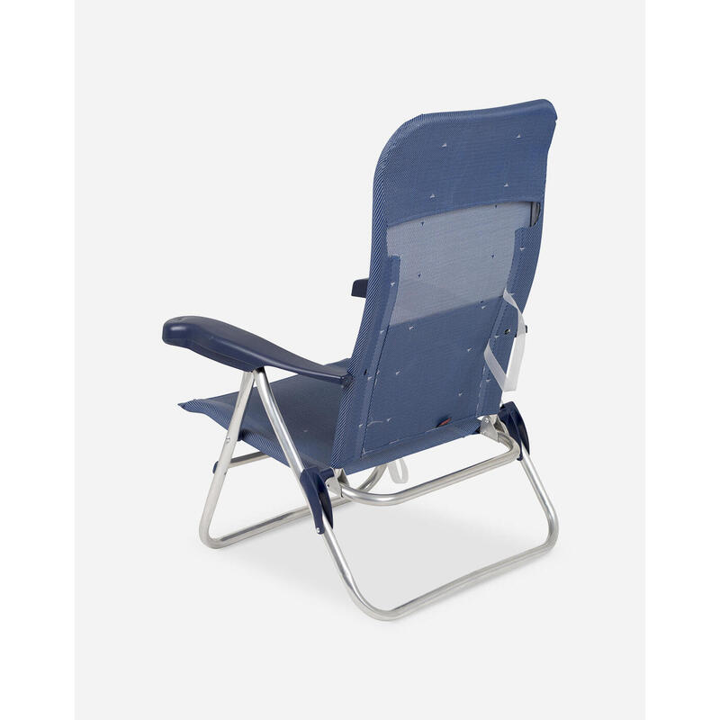 Silla Plegable de Playa y Camping  Crespo AL/205-M - 7 posiciones - Azul Marino