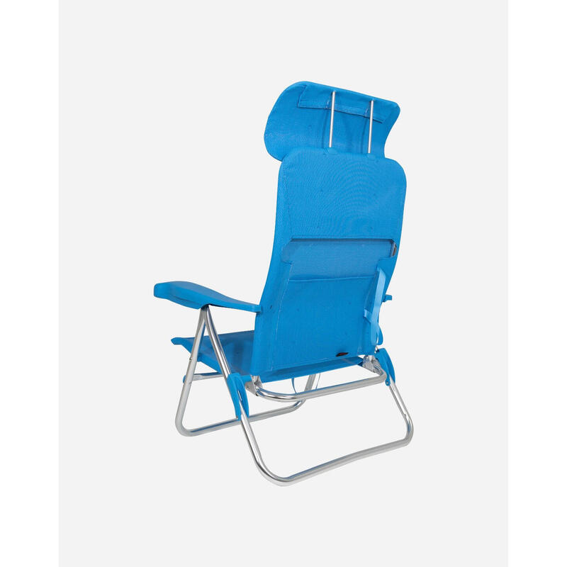 Silla Plegable de Playa y Camping  Crespo AL/205-C - 7 posiciones Azul