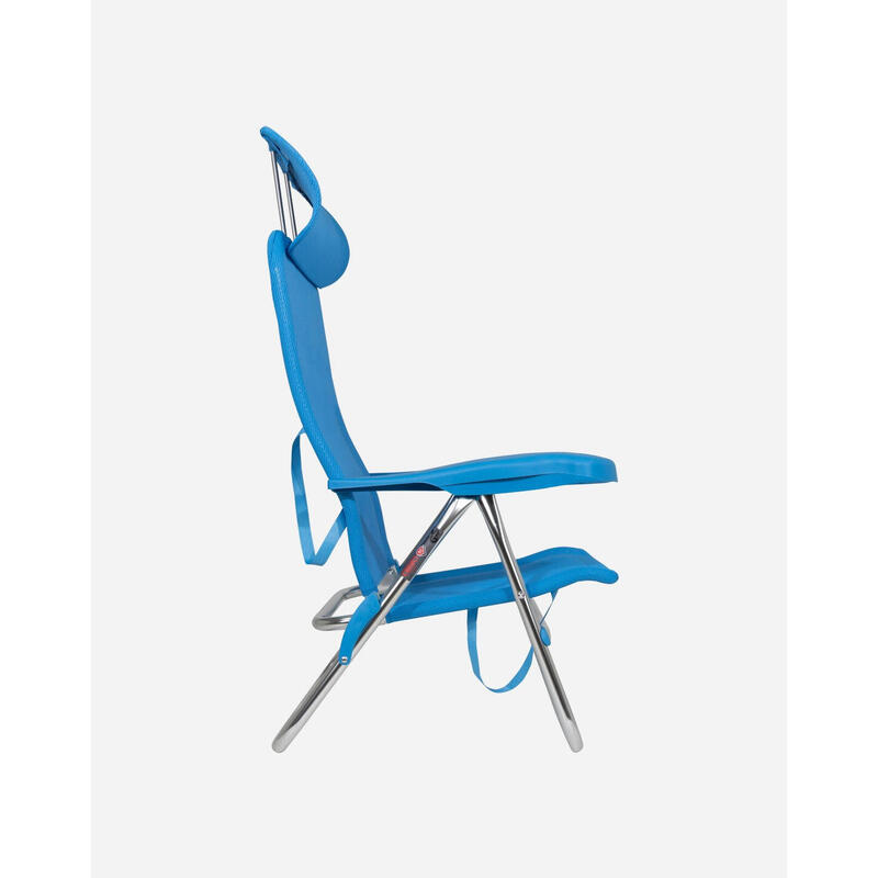 Silla Plegable de Playa y Camping  Crespo AL/205-C - 7 posiciones Azul